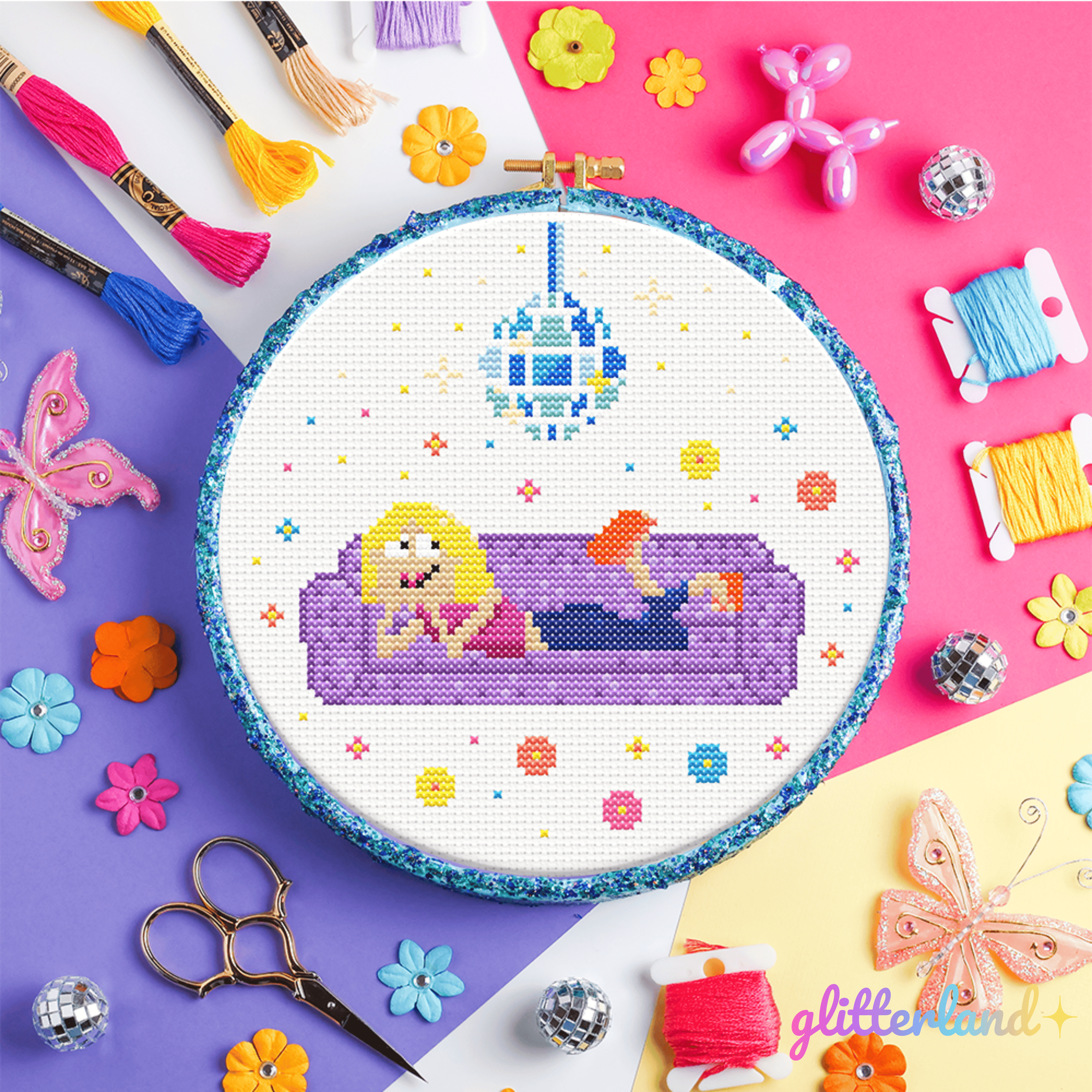 After School Lizzie Cross Stitch Pattern