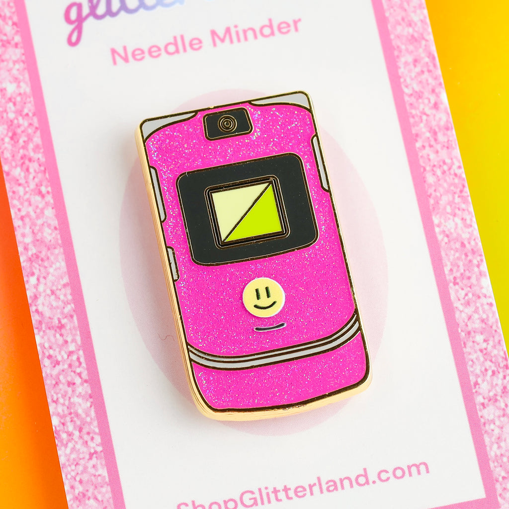 Y2K Flip Phone Needle Minder
