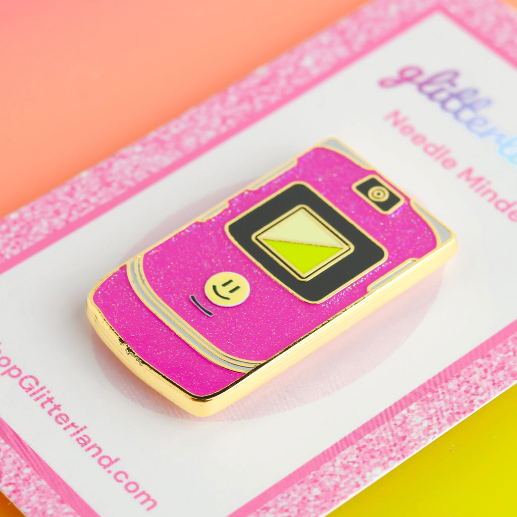 Y2K Flip Phone Needle Minder