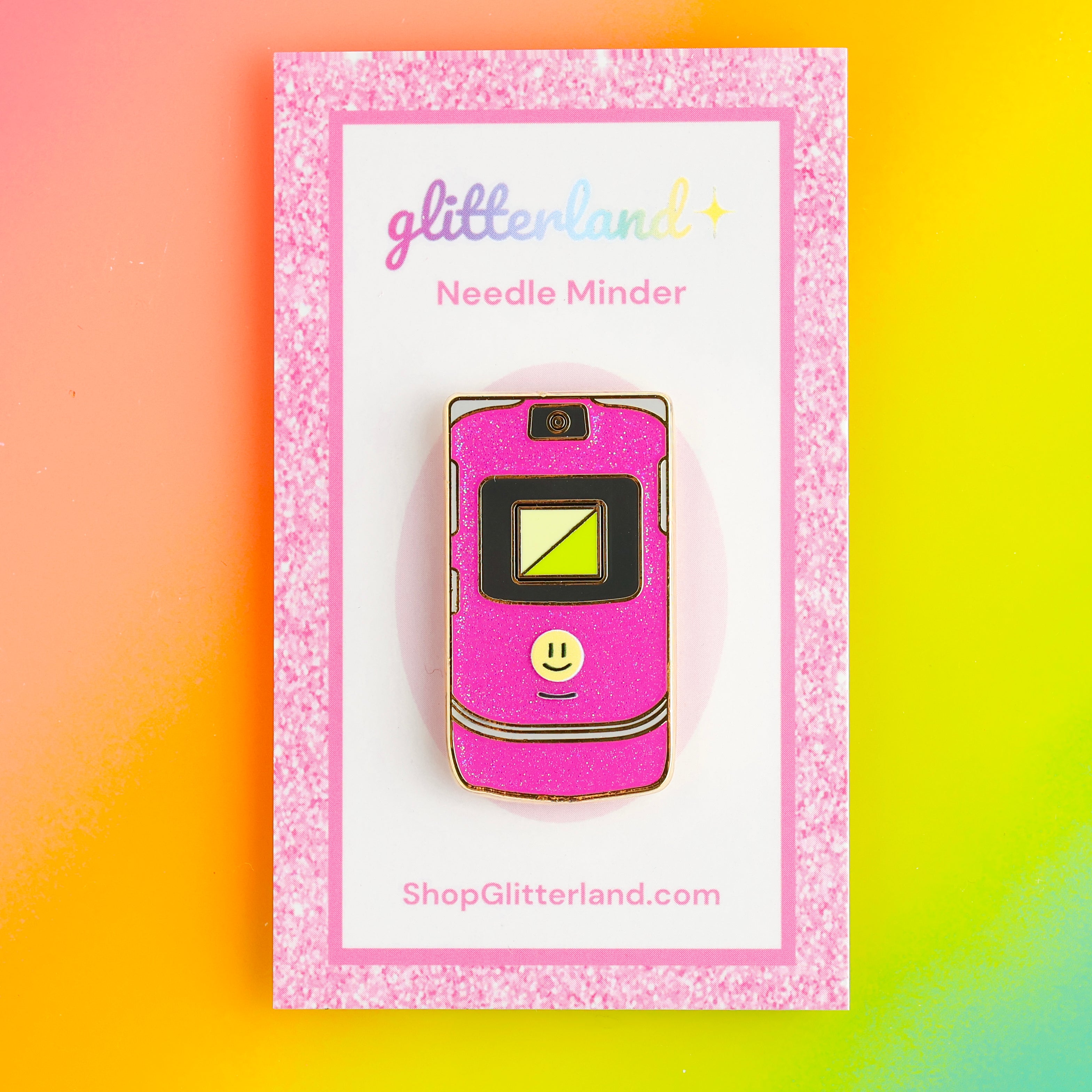 Y2K Flip Phone Needle Minder