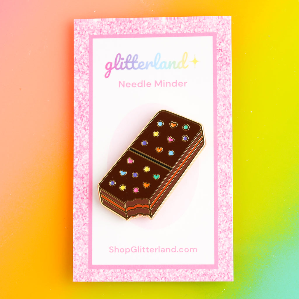 Rainbow Brownie Needle Minder