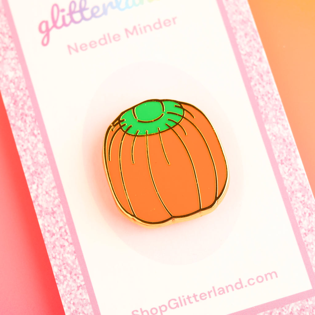 Pumpkin Candy Corn Needle Minder