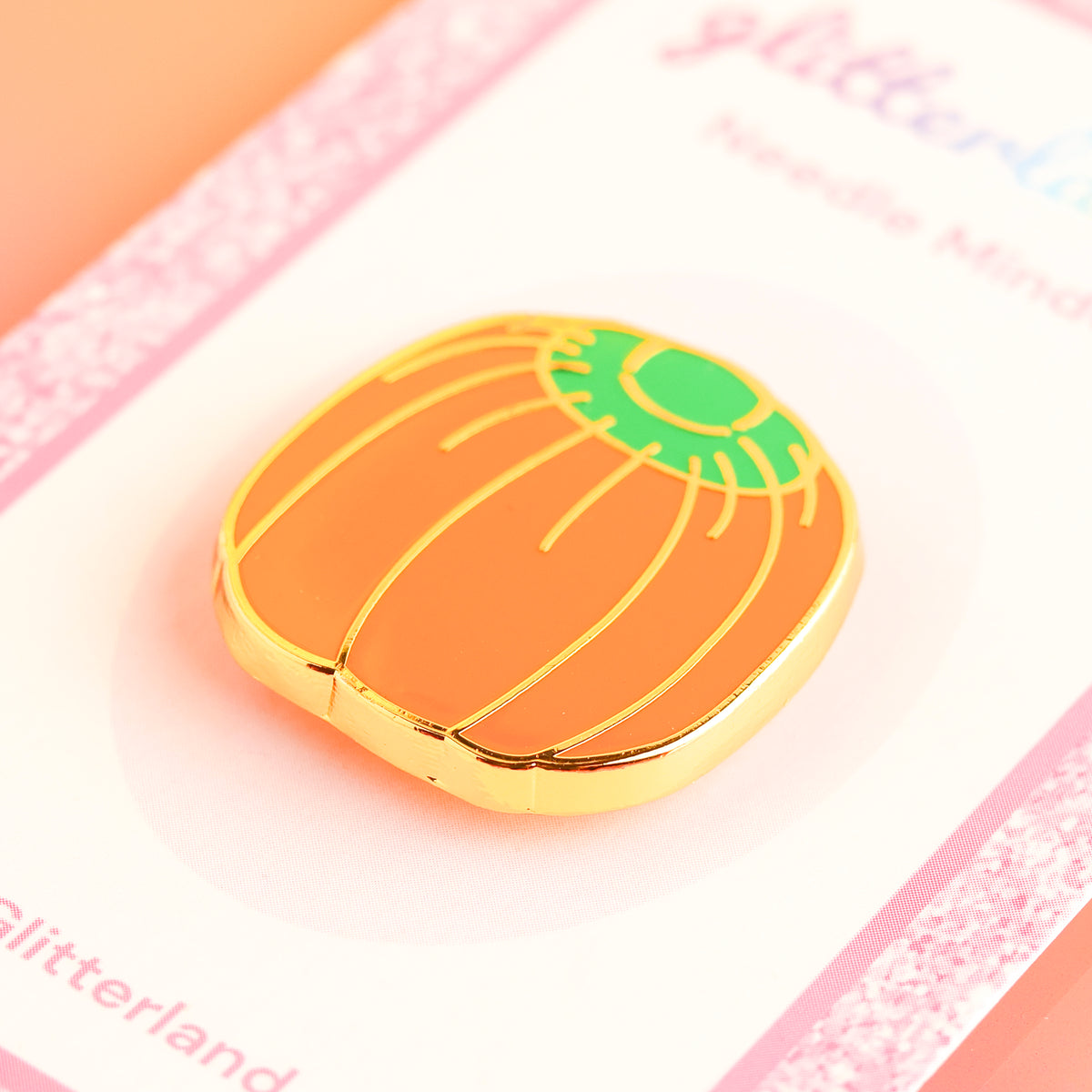 Pumpkin Candy Corn Needle Minder