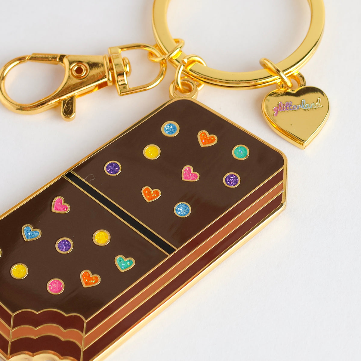 Rainbow Brownie Keychain