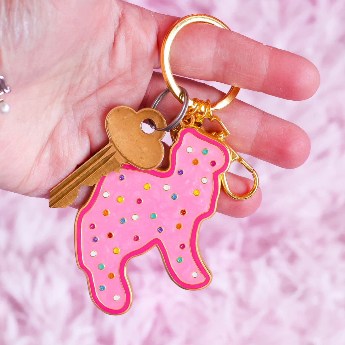 Animal Cookie Keychain
