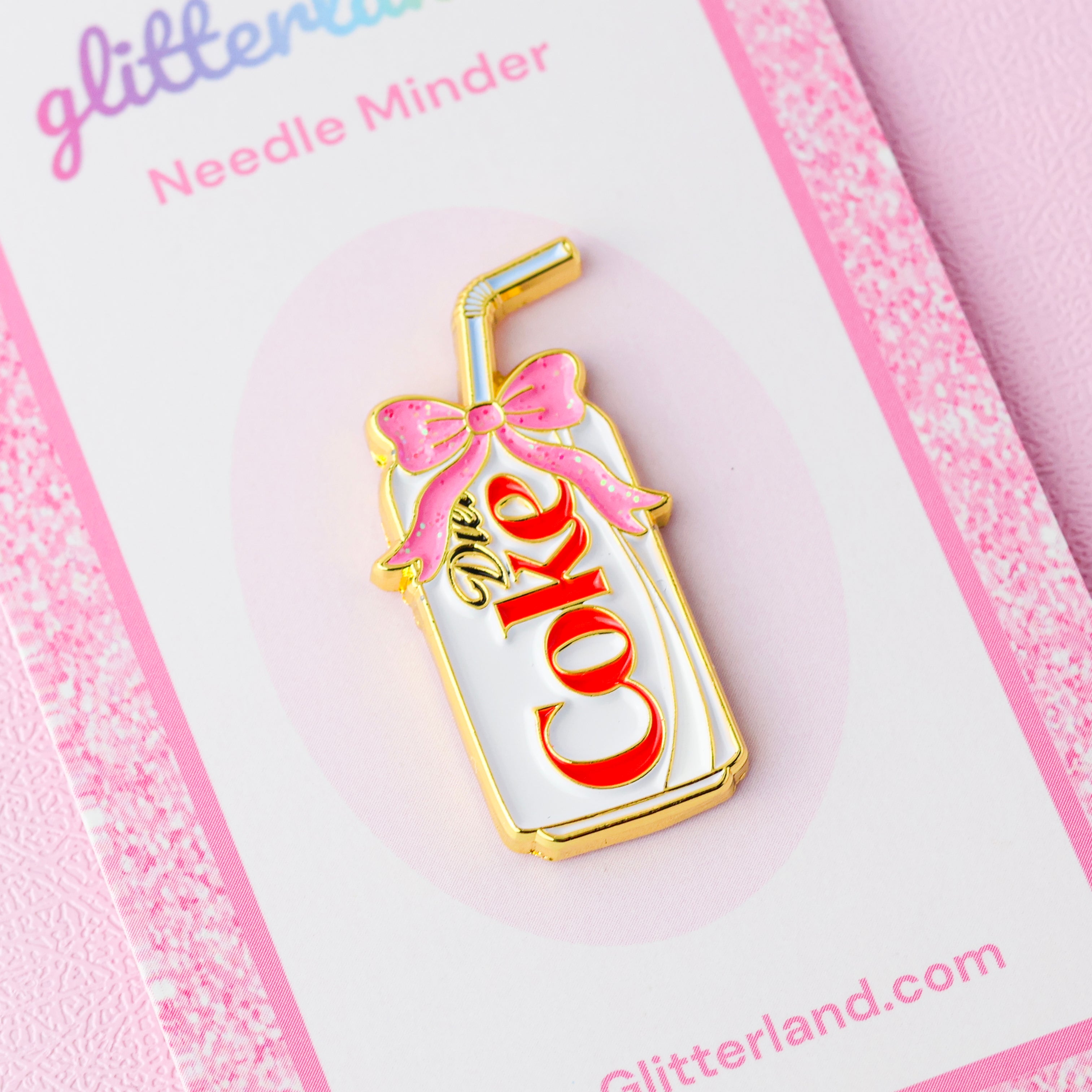 Diet Soda Can Needle Minder