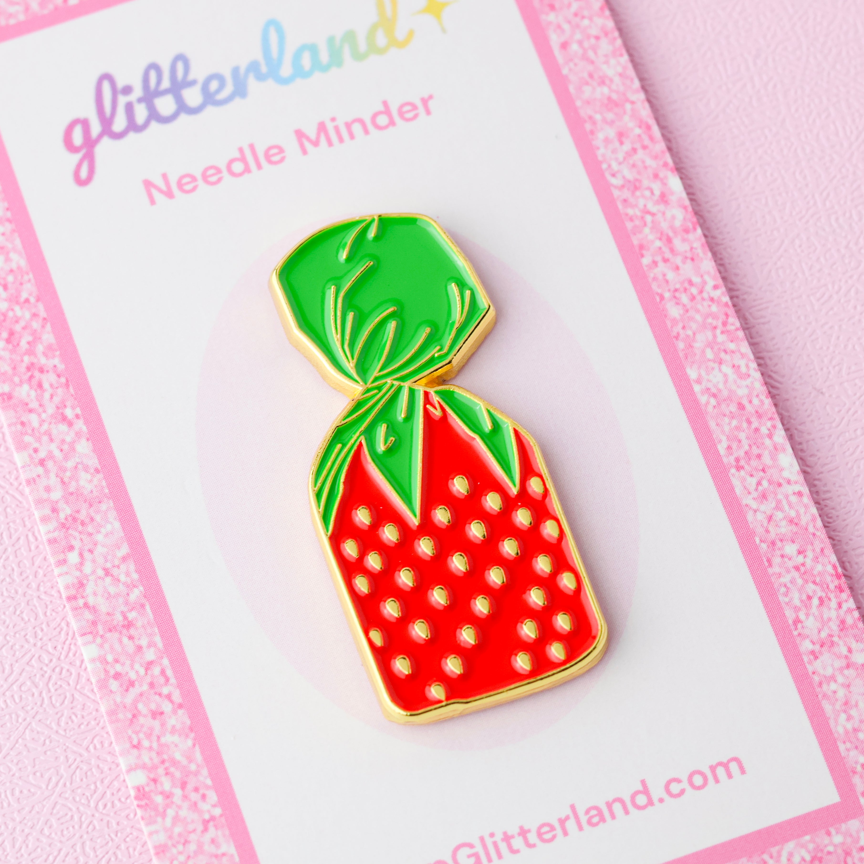 Strawberry Candy Needle Minder