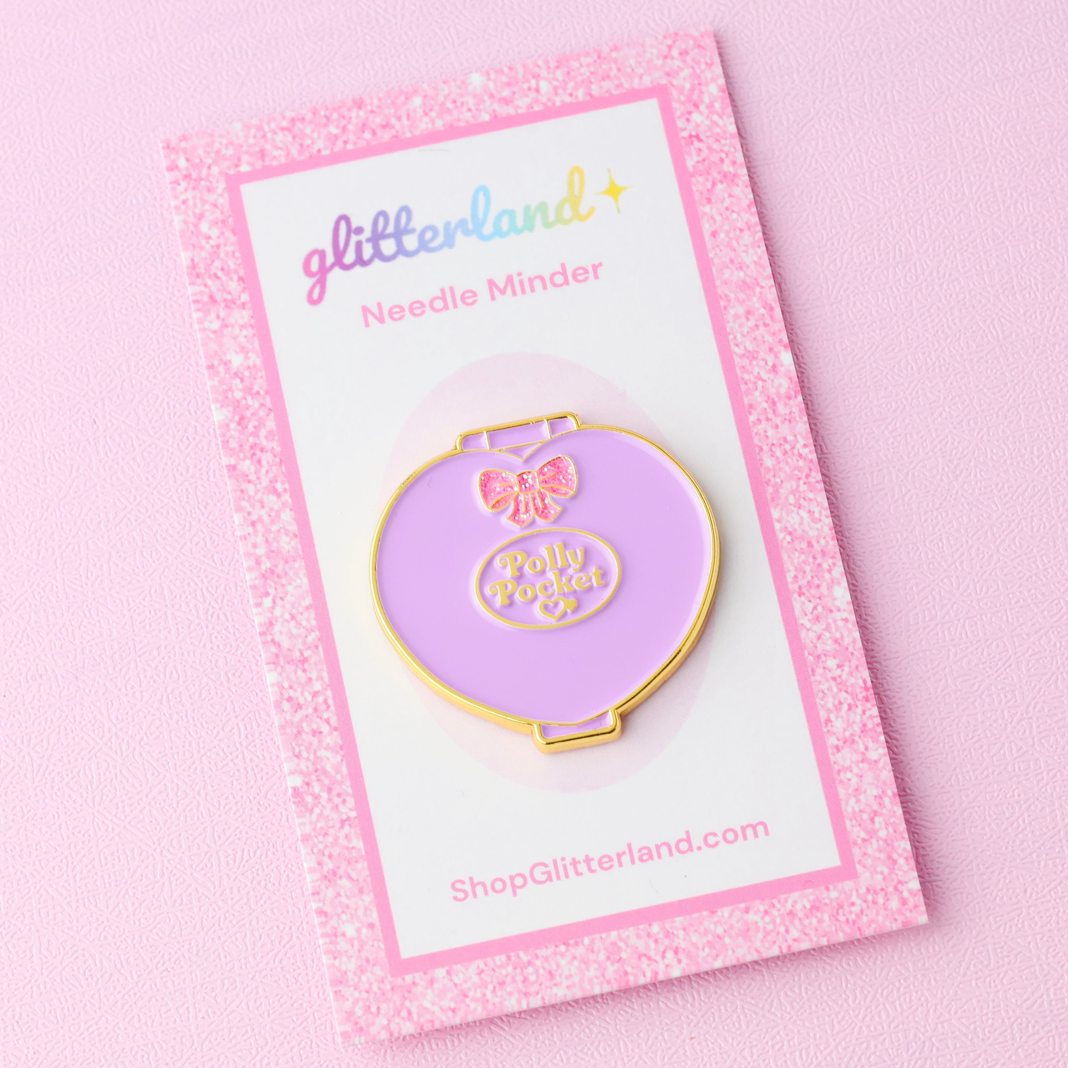 Pink Compact Needle Minder