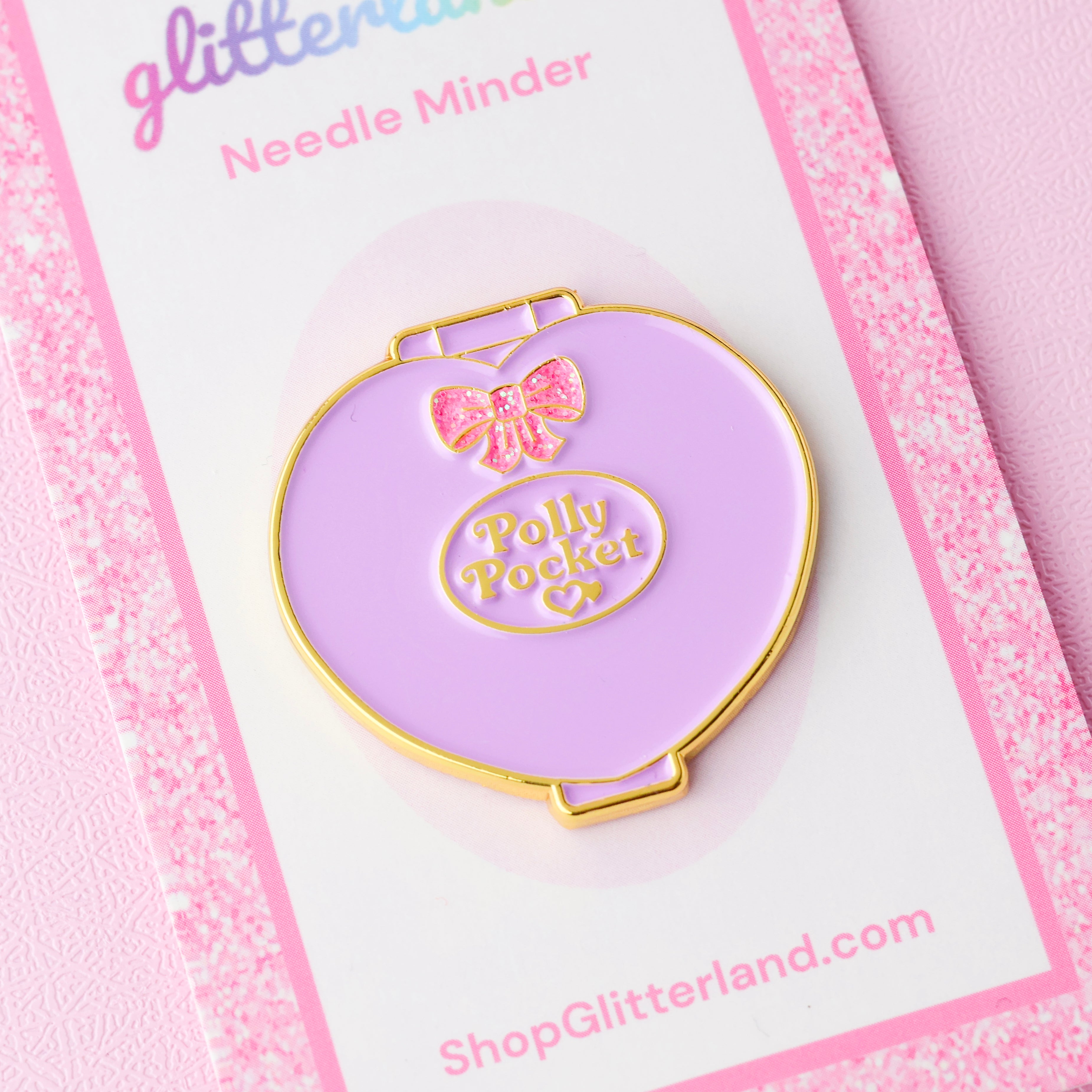 Pink Compact Needle Minder