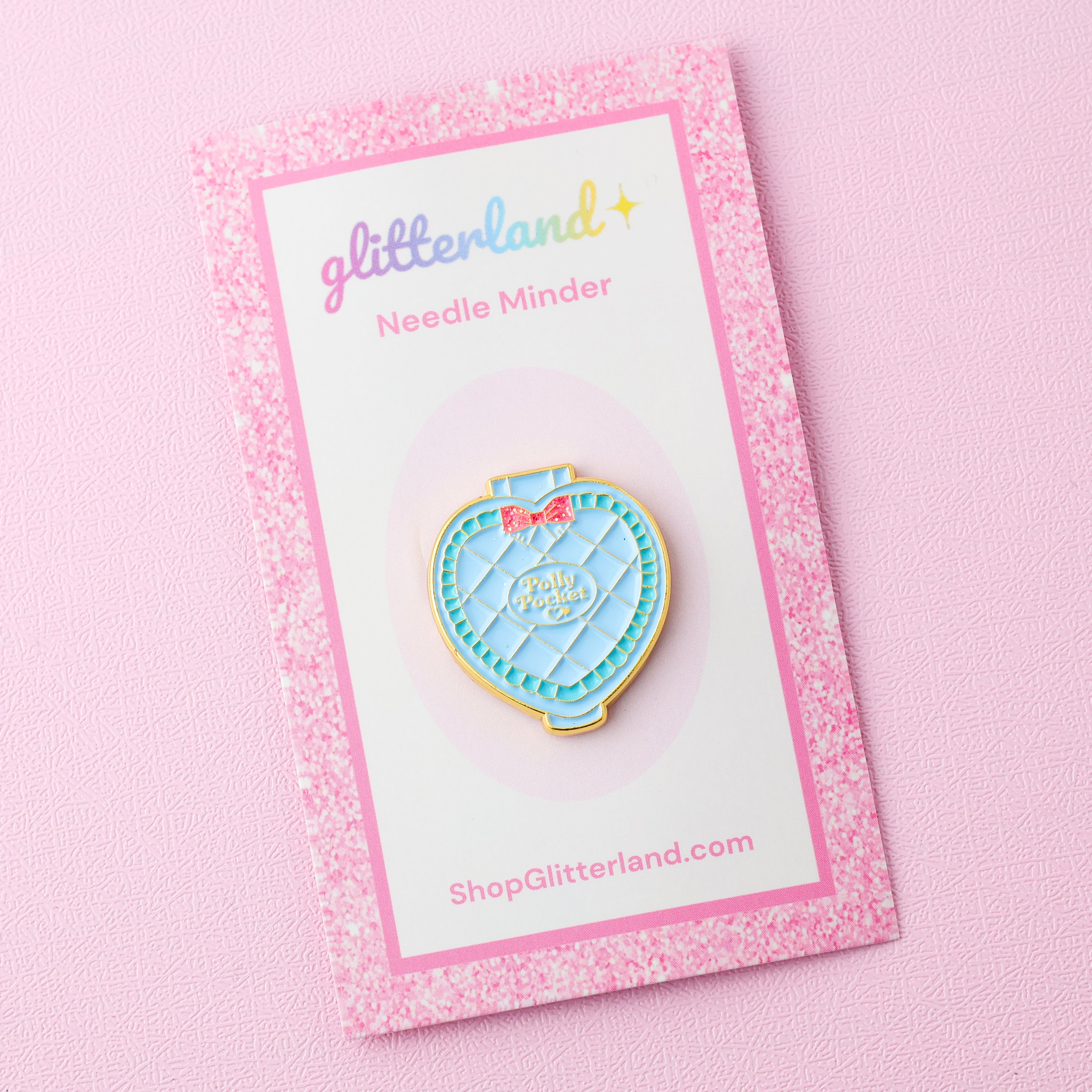 Blue Compact Needle Minder