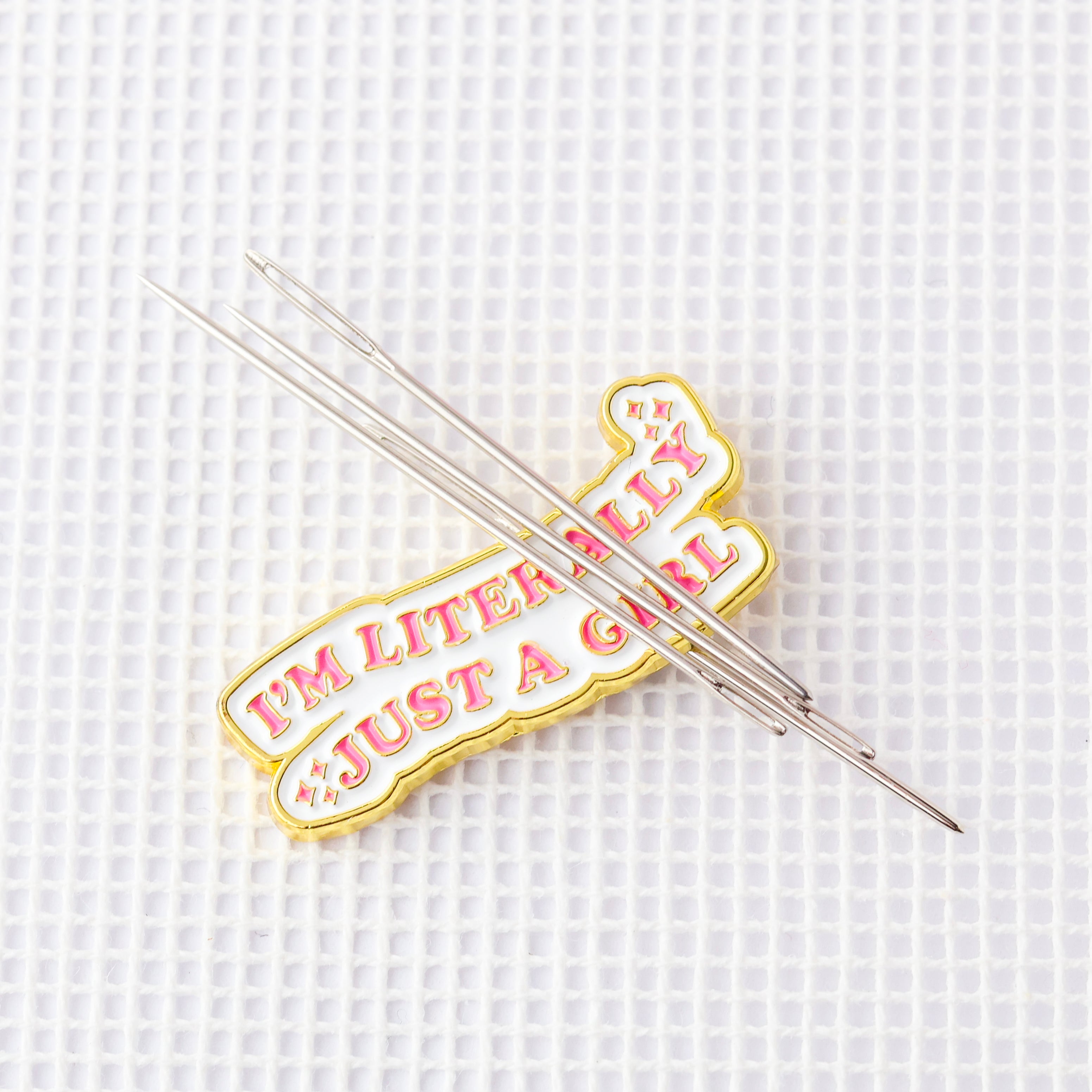 Literally Just a Girl Needle Minder