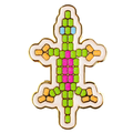 Beaded Lizard Needle Minder