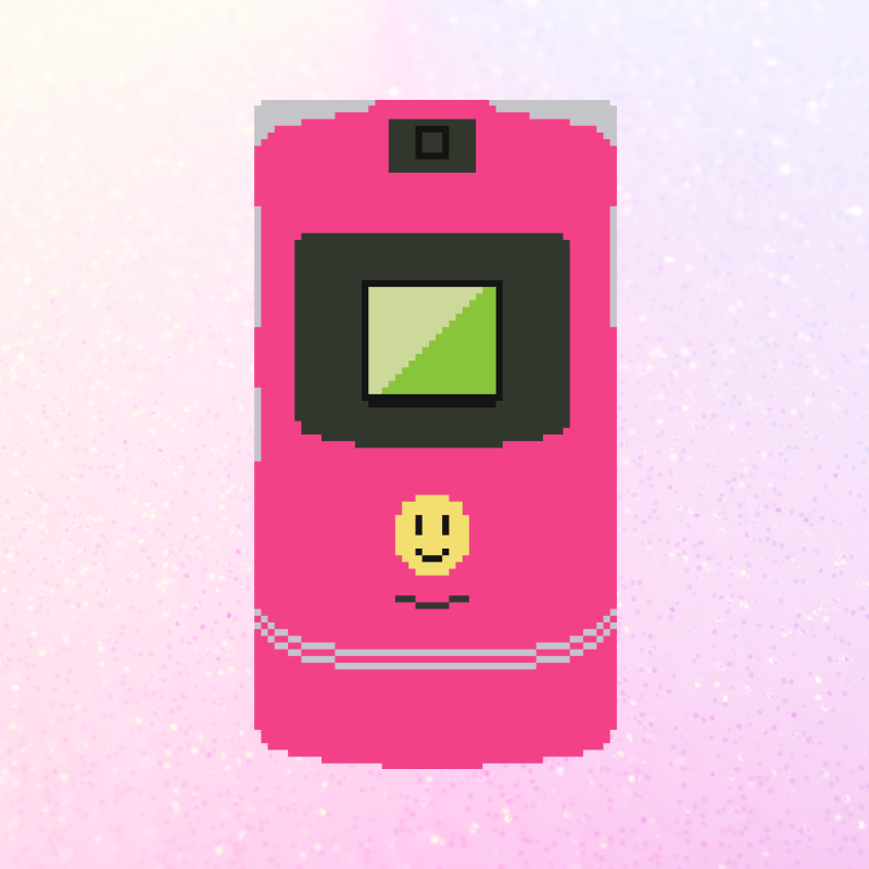 Razr Phone Needlepoint Chart